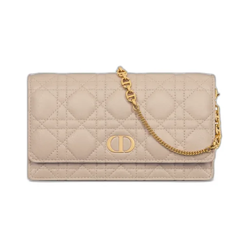 Dior Caro Pouch With Chain