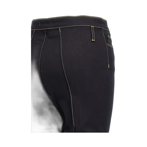 Nensi Dojaka Sheer Hem Tulle Jeans