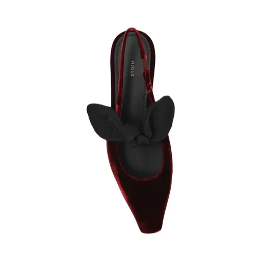 Neous Uba Bow-Detail Flat Shoes