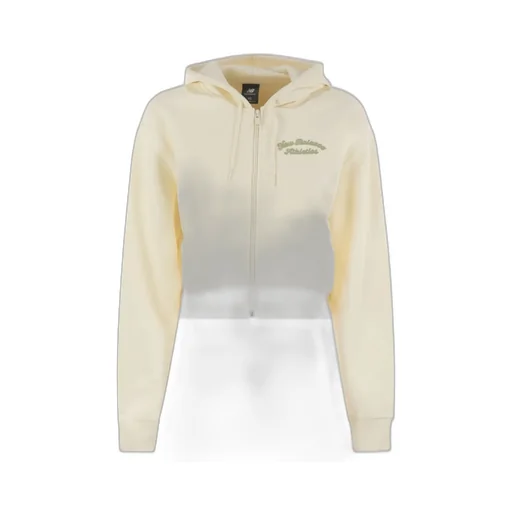 New Balance Logo Printed Zipped Hoodie