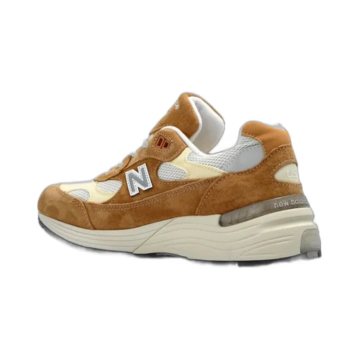 New Balance 992 Logo Patch Lace-Up Sneakers