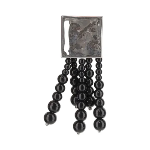 Niccolò Pasqualetti Onyx Pearl Earrings
