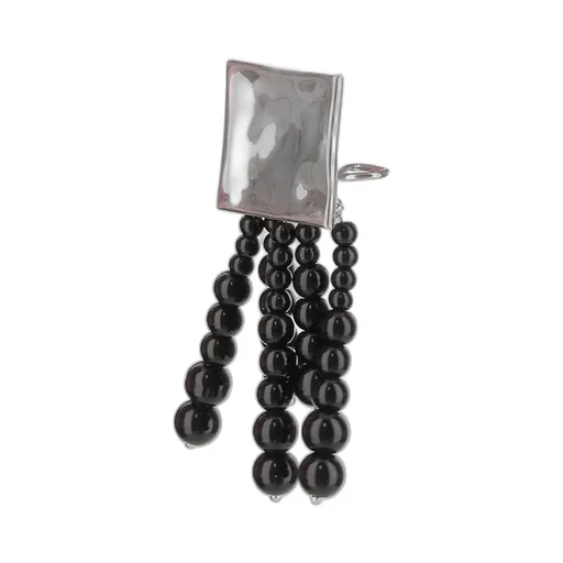 Niccolò Pasqualetti Onyx Pearl Earrings