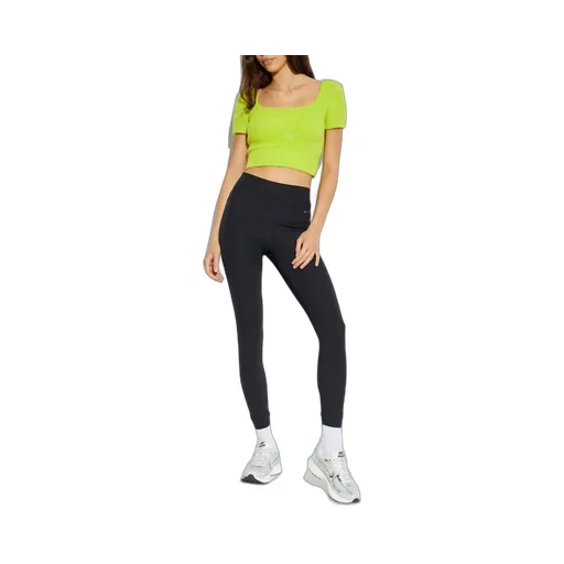 Nike Short-Sleeved Cropped Knitted Top