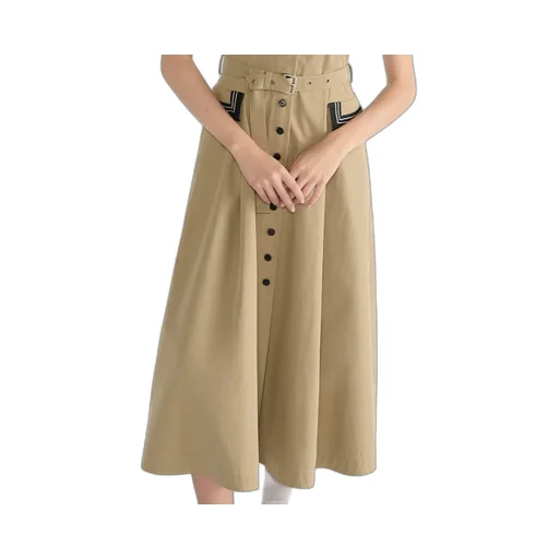 Mid-Length Flared Shirtdress