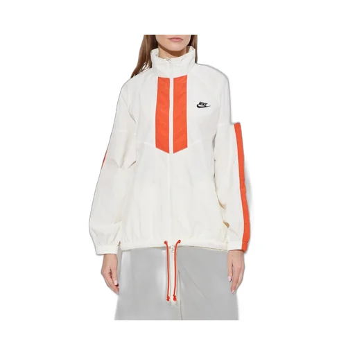 Nike Logo Embroidered Oversized Jacket