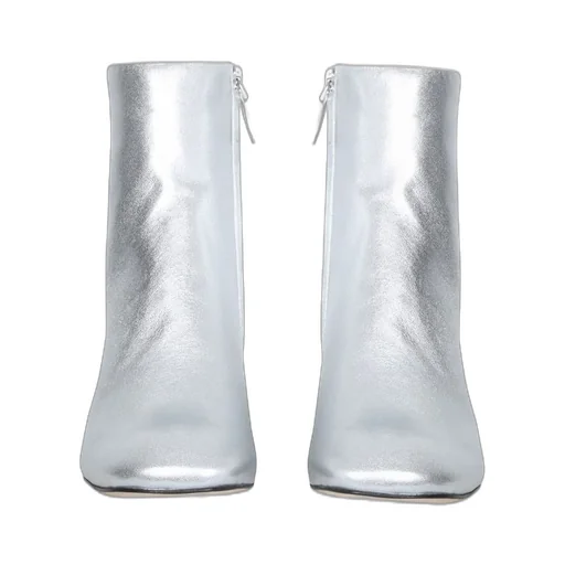 Nicholas Kirkwood Round Toe Crystal-Embellished Ankle Boots
