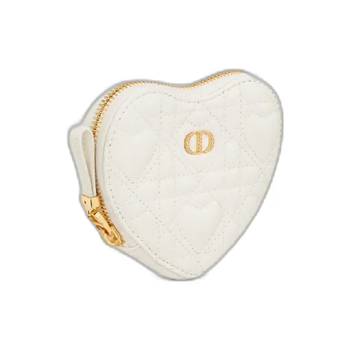 Dior Caro Heart Pouch With Chain