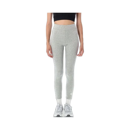 Nike High-Waist Swoosh-Printed 7/8 Performance Leggings