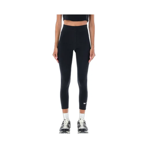 Nike High-Waist Swoosh-Printed 7/8 Performance Leggings