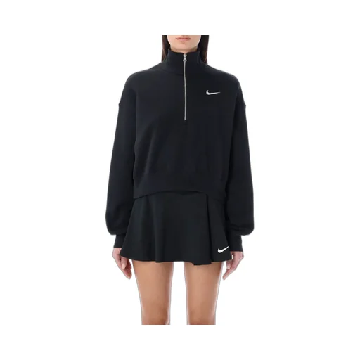 Nike Phoenix Cropped Half-Zipped Sweatshirt