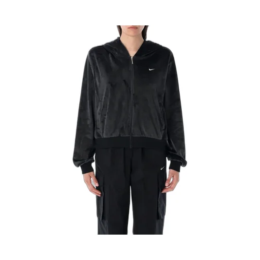 Nike Loose Full-Zip Velvet Hoodie