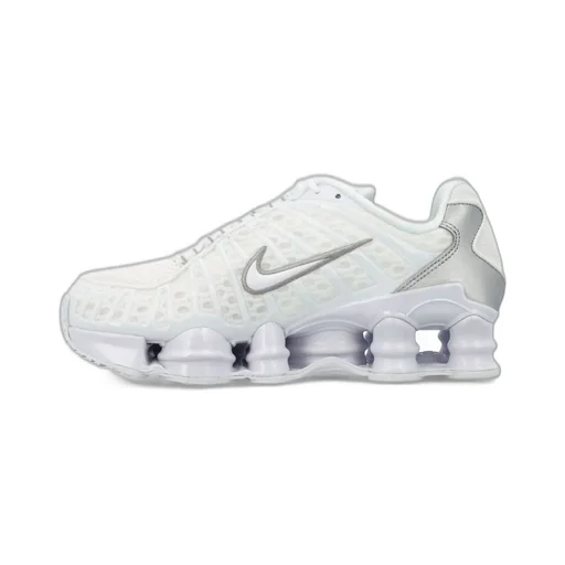 Nike Shox Tl Black Max Orange Lace-Up Sneakers