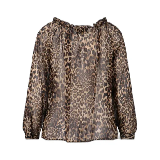 Nili Lotan Keyhole Neckline Tassel Blouse