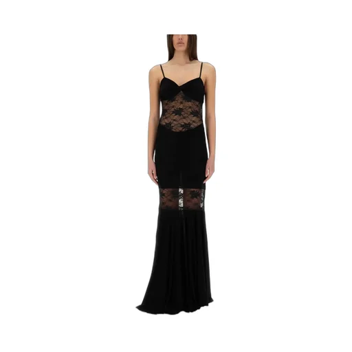Nina Ricci Mermaid Dress With Lace Panels