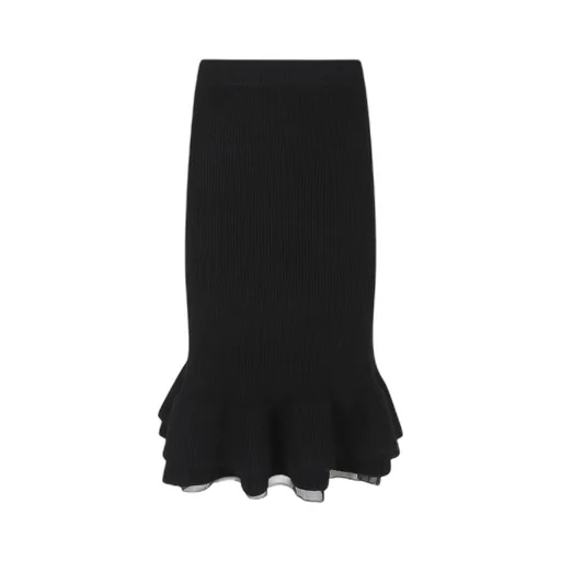 Nina Ricci Ruffled Knit Skirt