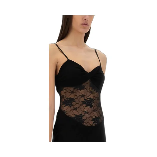 Nina Ricci Mermaid Dress With Lace Panels