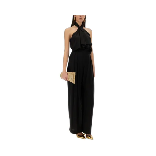 Nina Ricci Flowing Bow Halter Top
