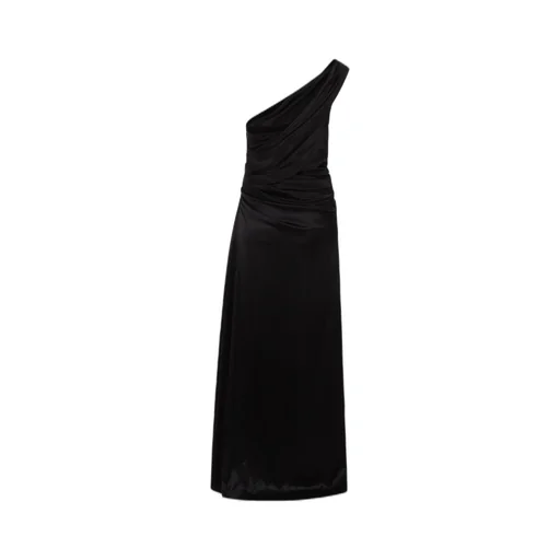 Nina Ricci Long Asymmetric Satin Dress