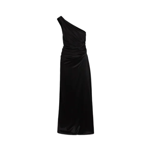 Nina Ricci Long Asymmetric Satin Dress