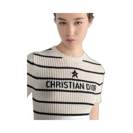 Dior MariniÈRe Short-Sleeved Sweater