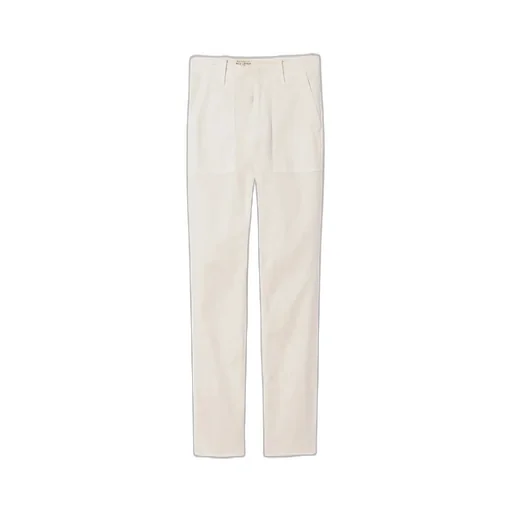 Nili Lotan Straight-Leg Cropped Chino Trousers