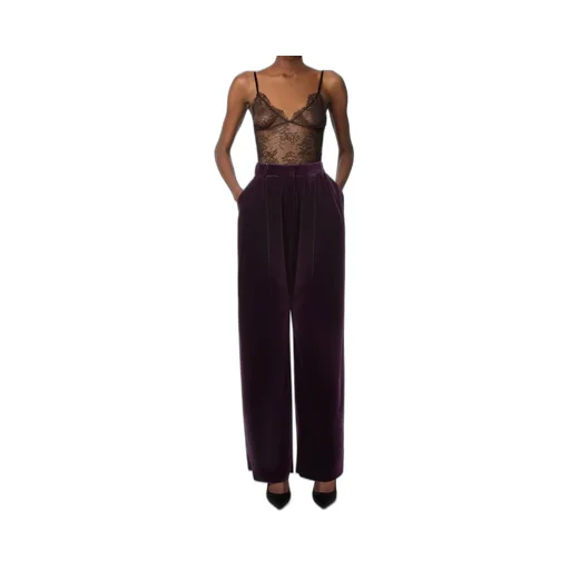 Nina Ricci Wide-Leg Velvet Pants