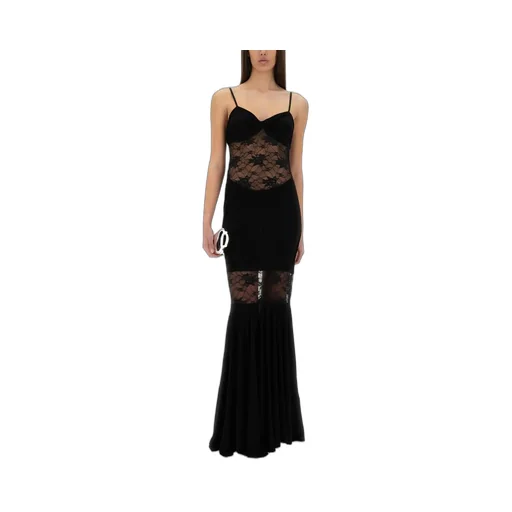 Nina Ricci Mermaid Dress With Lace Panels