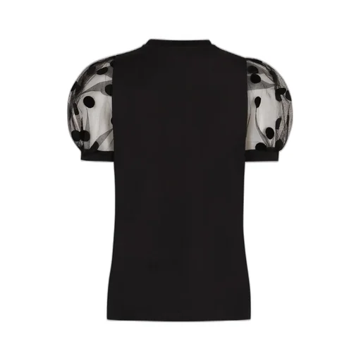 Nina Ricci Flocked-Detail Jersey T-Shirt