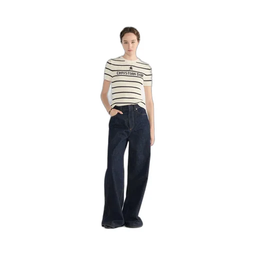 Dior MariniÈRe Short-Sleeved Sweater