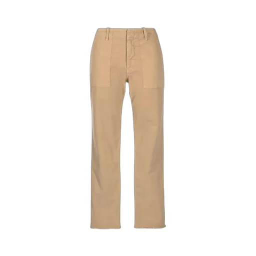 Nili Lotan Straight-Leg Cropped Chino Trousers