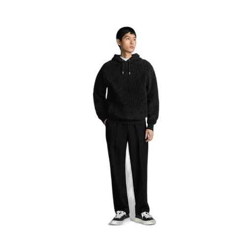 Dior Oblique Relaxed-Fit Hooded Sweatshirt