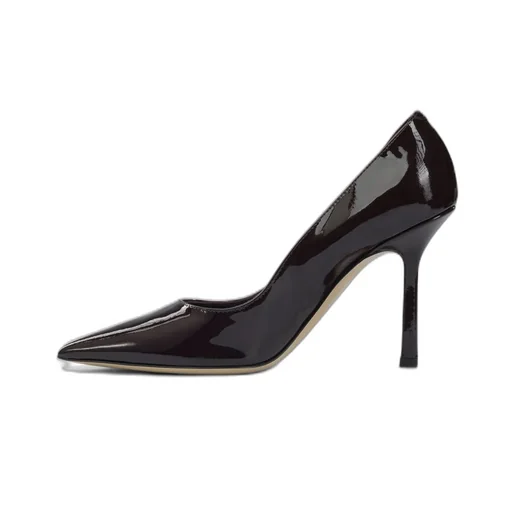 Ninalilou Patent Pointed-Toe Pumps