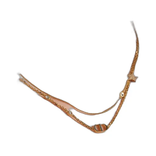 Petit Cd Double Necklace