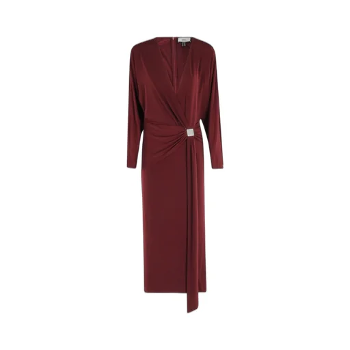 Nissa Ruched Evening Dress
