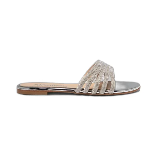 Ninalilou Embellished Slide Sandals
