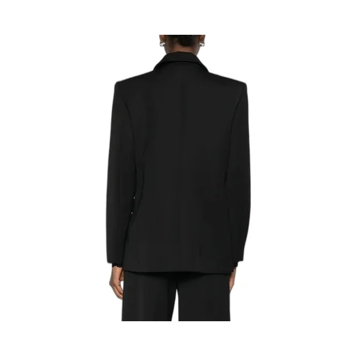 Nissa Eyelet-Trim Evening Blazer