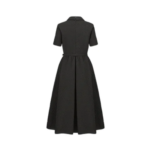 Mid-Length Belted Dress