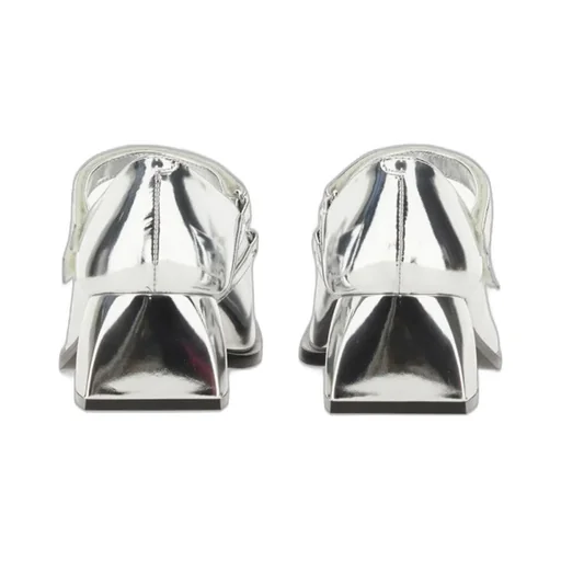 Nodaleto Bacara Metallic Heeled Mary Jane Shoes