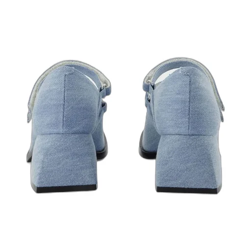 Nodaleto Bulla Square Toe Denim Pumps