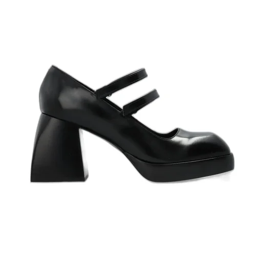 Nodaleto Double Strap Block Heel Pumps