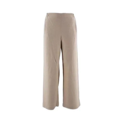 Niù Half Elasticated Waistband Wide-Leg Trousers