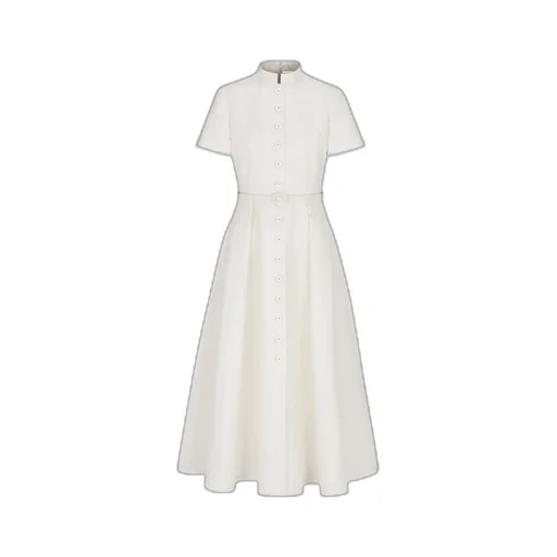 Mid-Length Belted Shirtdress