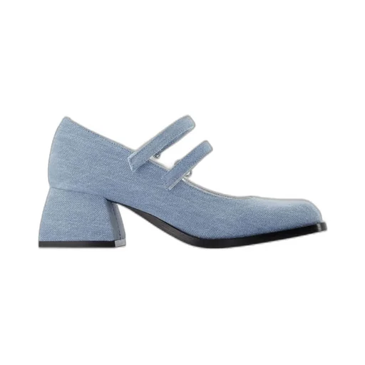 Nodaleto Bulla Square Toe Denim Pumps
