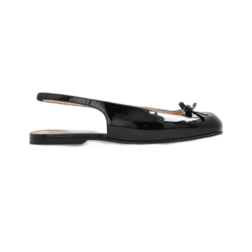 Nodaleto Bow Detail Slingback Flats