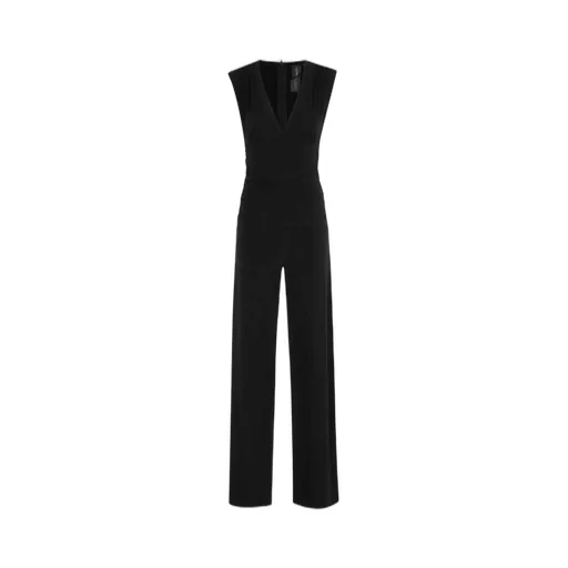 Norma Kamali Sleeveless V-Neck Jumpsuit