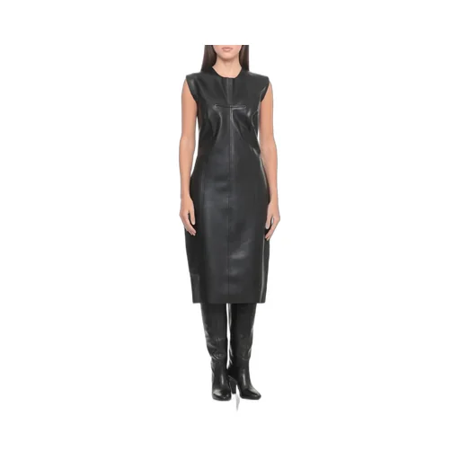 Norma Kamali Sleeveless Zip Dress