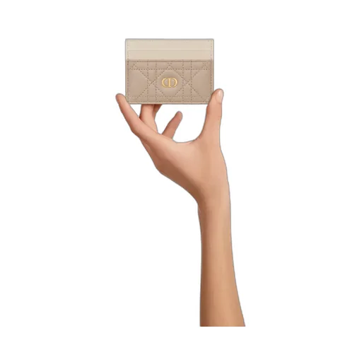 Dior Caro Freesia Card Holder