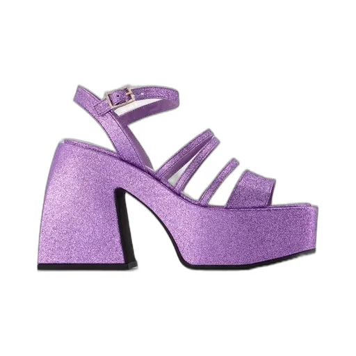 Nodaleto Bulla Chibi Glitter-Detailed Sandals