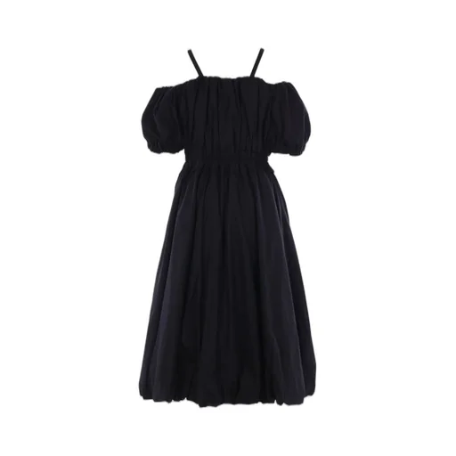 Noir Kei Ninomiya Puff-Sleeve Dress